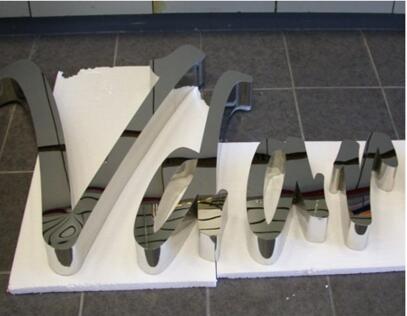 Polished Stainless Steel Letters 5